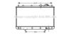 AVA QUALITY COOLING HY2031 Radiator, engine cooling